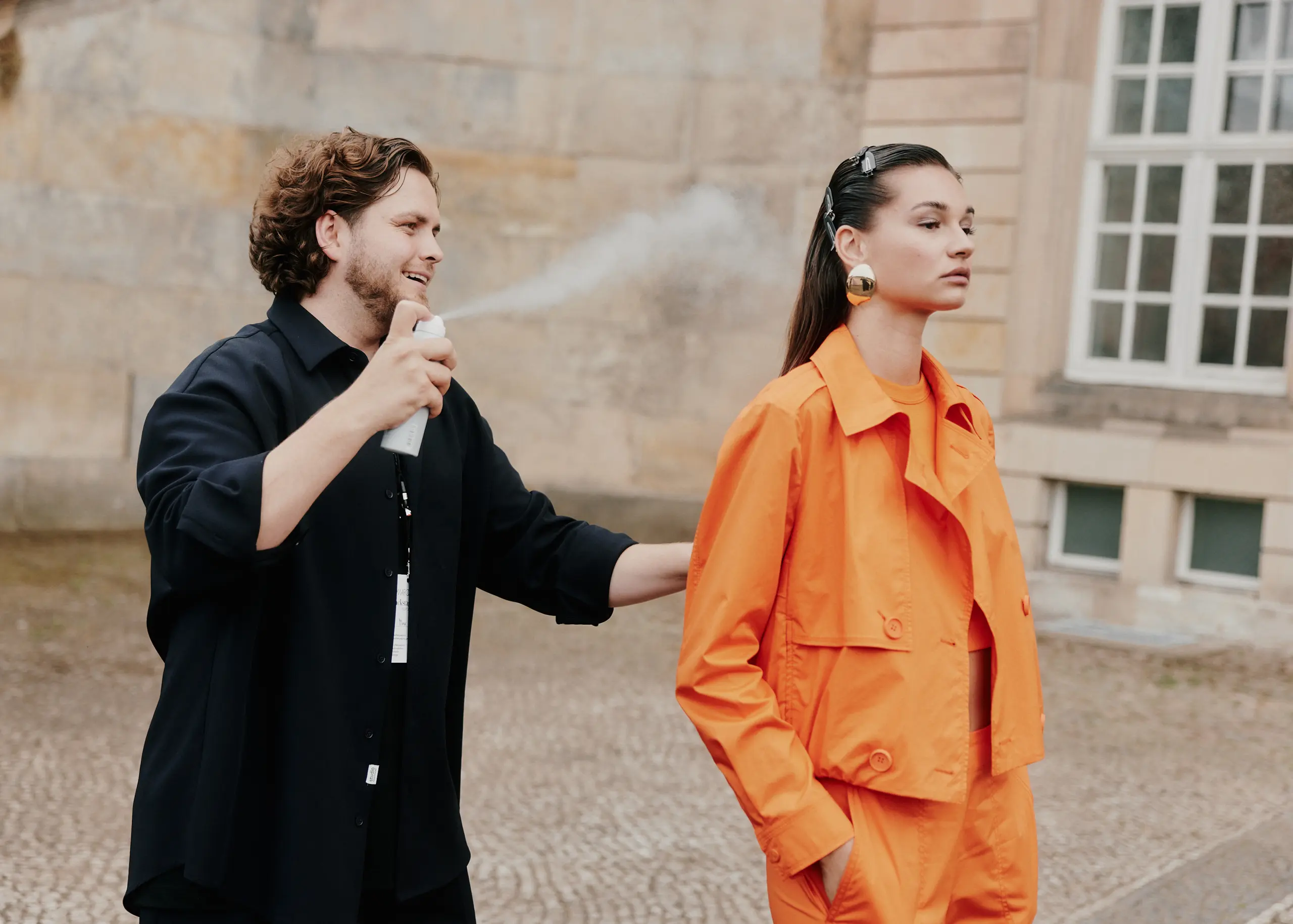 Maximilian Meyer Friseur Unterhaching Berlin Fashion Week`24 Marc Cain